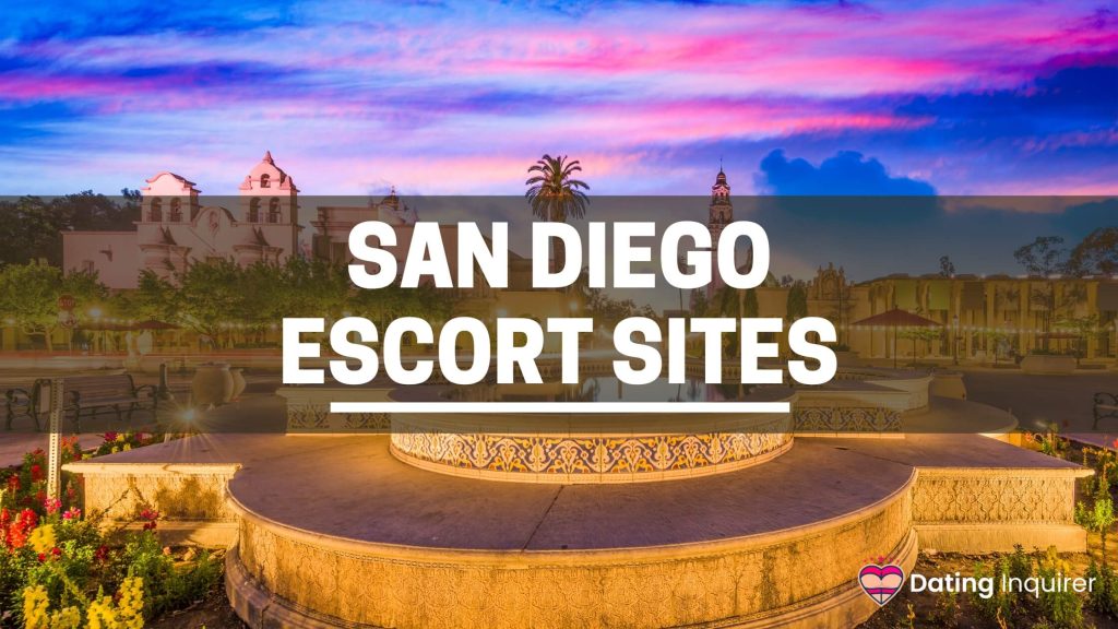 a nice view of san diego with an overlay of san diego escort sites