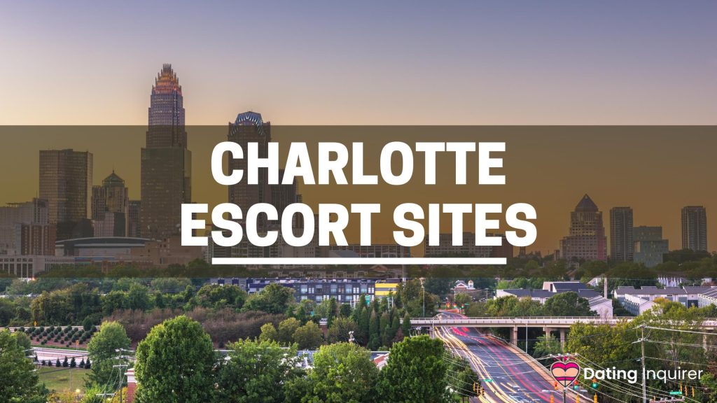 charlotte escort sites banner with a view of the buildings and trees