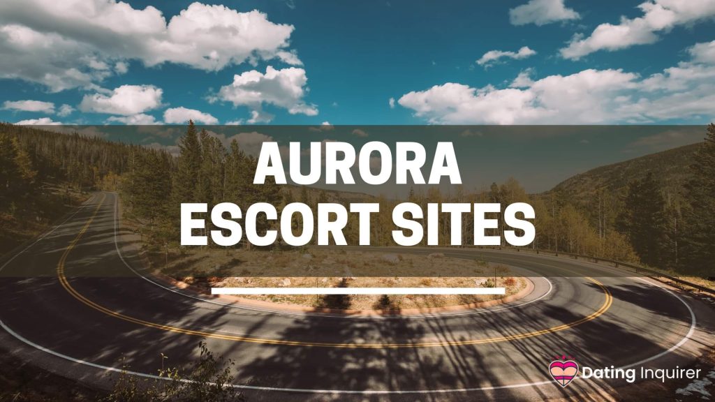 view of aurora colorado highway with escort sites text overlay