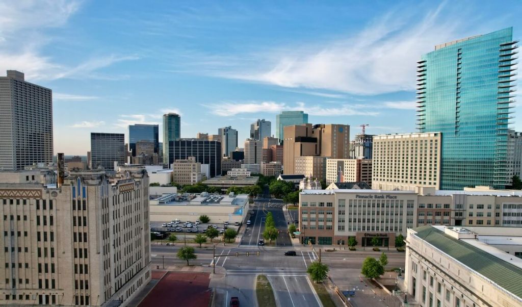 a stunning view of fort worth texas
