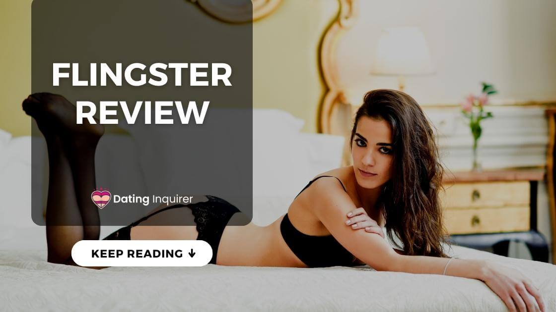 girl on bed using flingster app